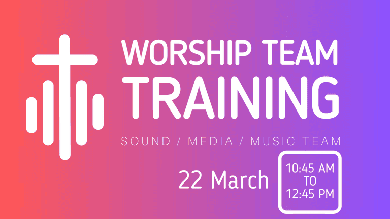 Banner Image for the Worship Team Training event at Caboolture Baptist Church